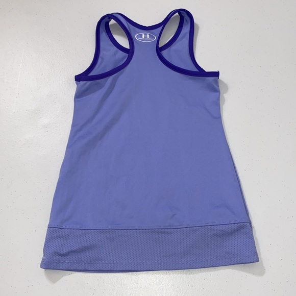 Under Armour UA Toddler Girl Purple Logo Summer Tank Top Size 2t - Picture 4 of 6